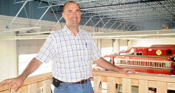 New fire training house  the draw in St. Jacobs