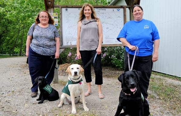 Not just a walk with the dog, but a walk for the dogs