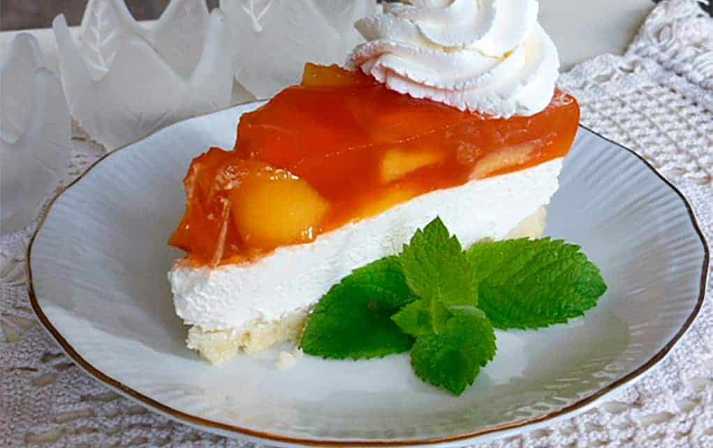 Fresh peaches make for a real summery dessert