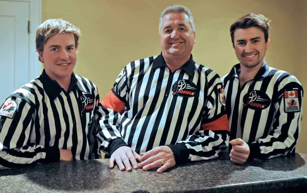 Refereeing is a real family affair