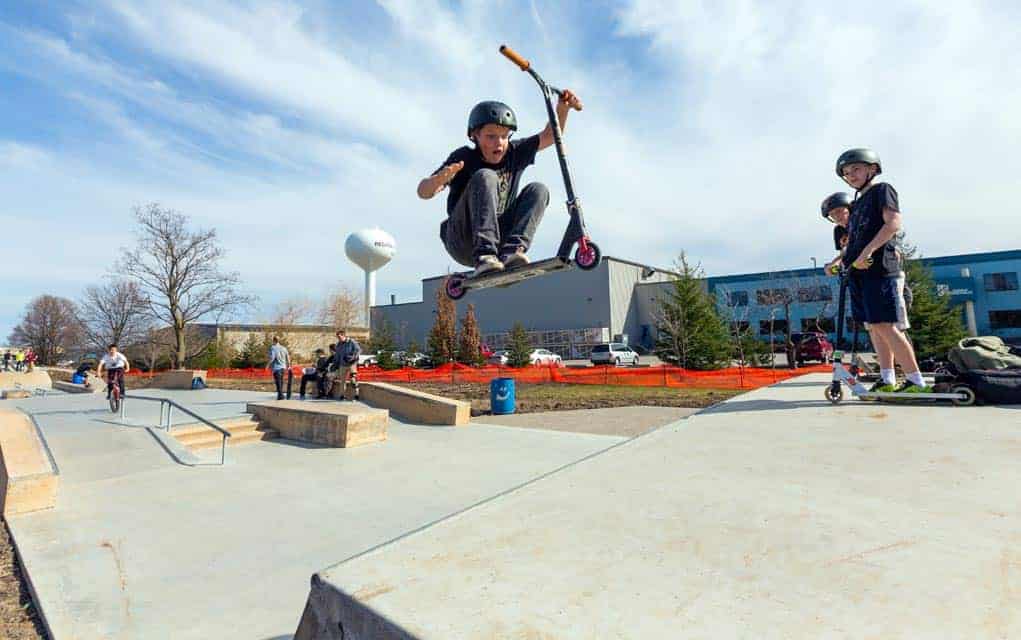 Skate park goes international