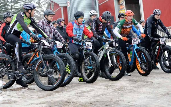 Cold and snow no impediment to this fat bike race