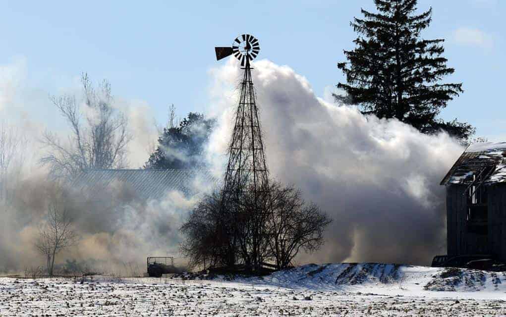Woolwich firefighters dispatched to Breslau barn burner