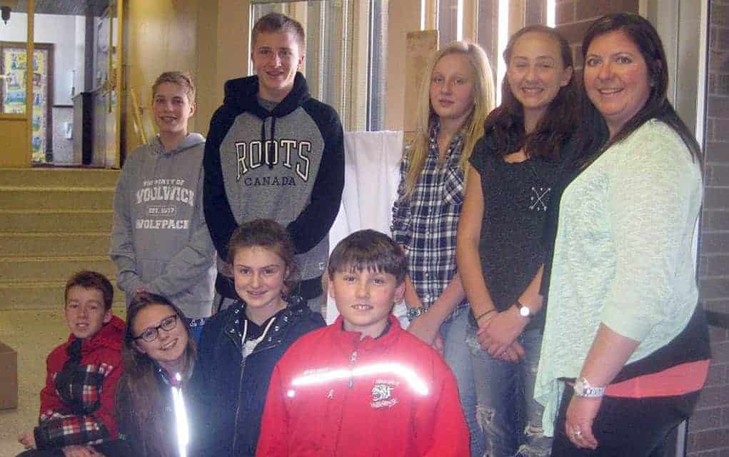 We Day Club collecting toiletries