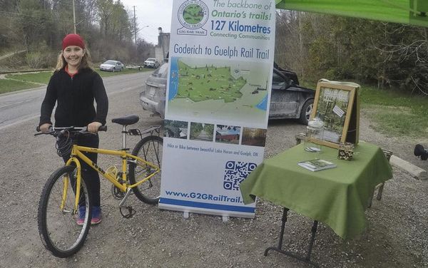 Local volunteers gearing up for the annual Spring on the Trail event that stretches from Guelph to Goderich