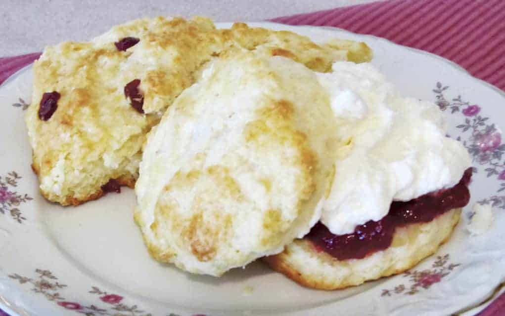 Scones always an ideal part of a formal teatime