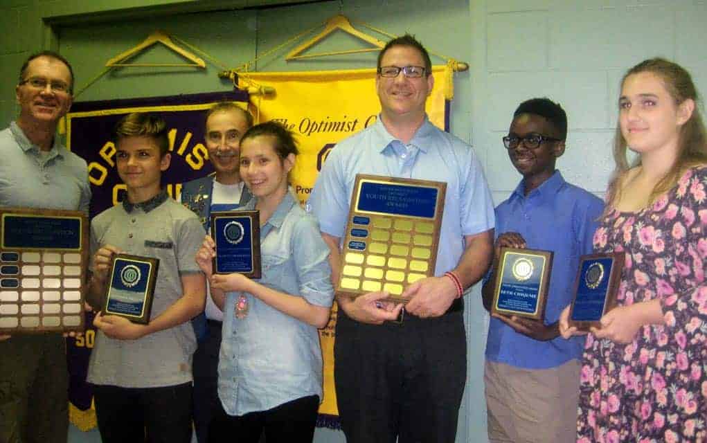 Optimists show their appreciation