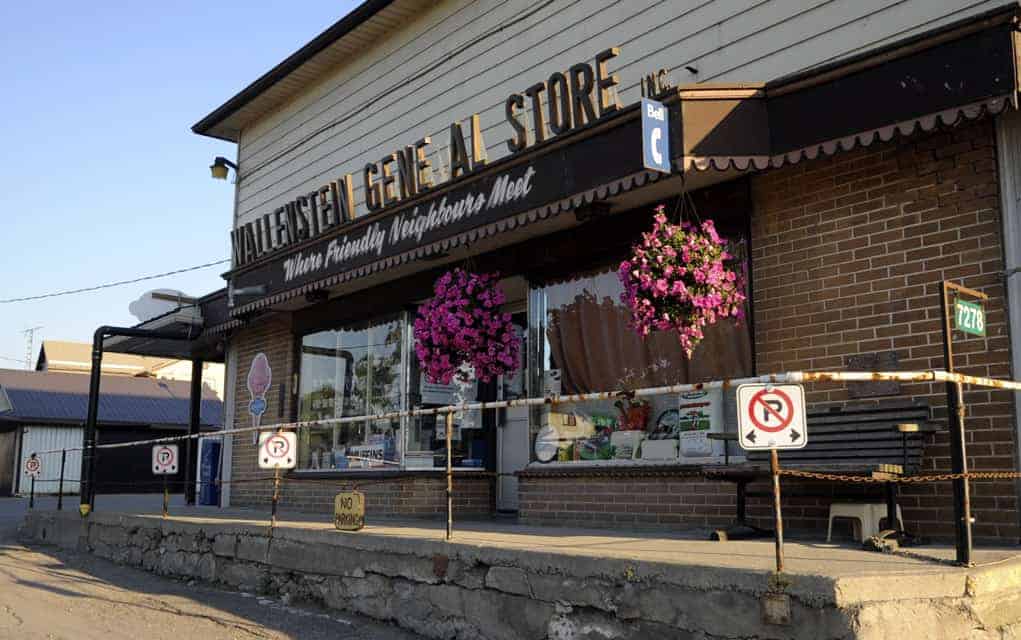 Wallenstein General Store is one of four old fashioned general stores and Mennonite bakeries on the general store tour bike r