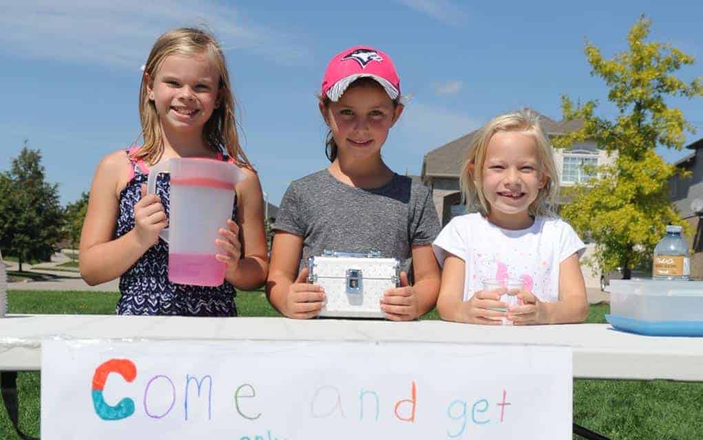 Pair of Breslau girls set up shop in support of Sick Kids Hospital