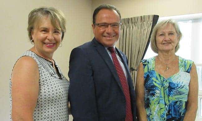 MP Harold Albrecht speaks to New Horizons