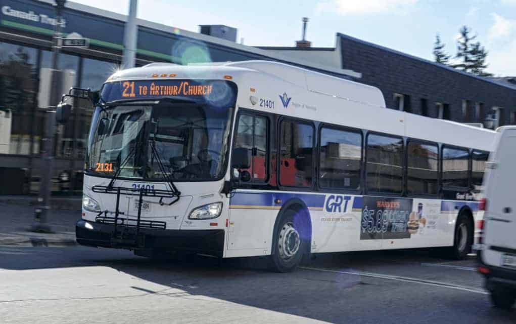 Woolwich looks at extending evening hours of operation as ridership numbers and revenue drop on GRT route 21