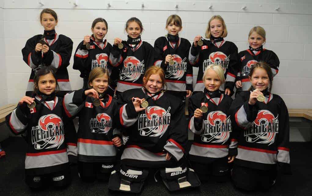 Hericanes Novice squad skate to gold