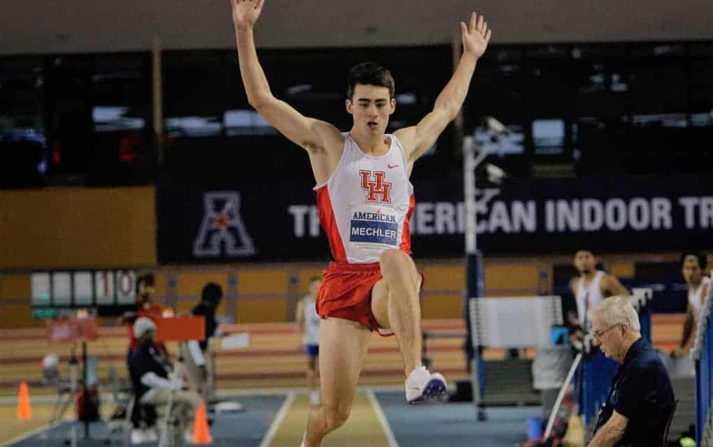 Mechler sets records in winning NCAA heptathlon
