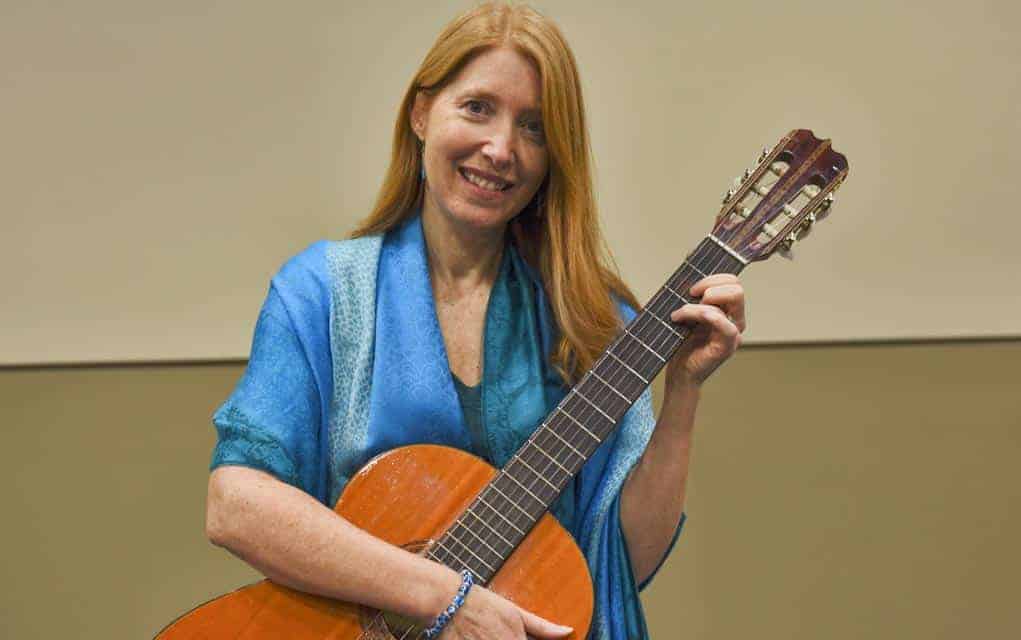 Former Woolwich resident Jennifer Jonas draws on her experience as a music therapist