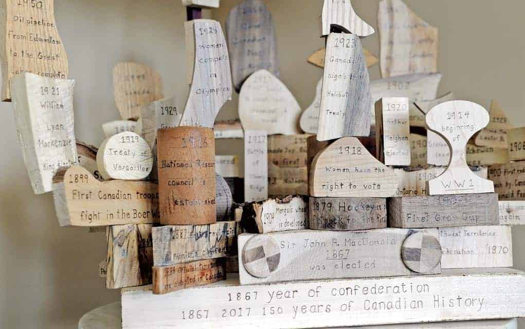 Crafting a unique sculpture  for Canada’s 150th birthday