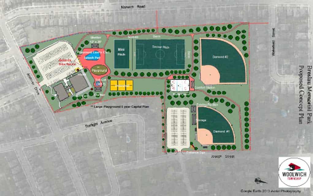 Pace of Breslau park improvements now dependent on fundraising