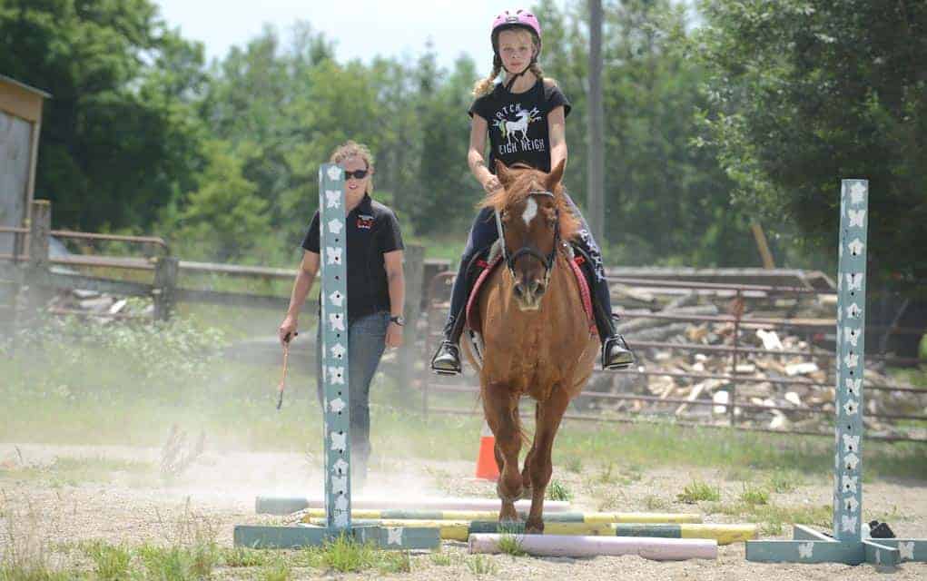 Young pony club members gather in Linwood for camp focused on caring for their animals