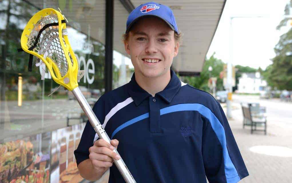 Conestogo’s Tyler Townsend had a Wild rookie year with the Wilmot Jr. C Lacrosse team.