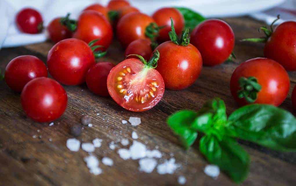 Tomato and basil make a great pairing just now