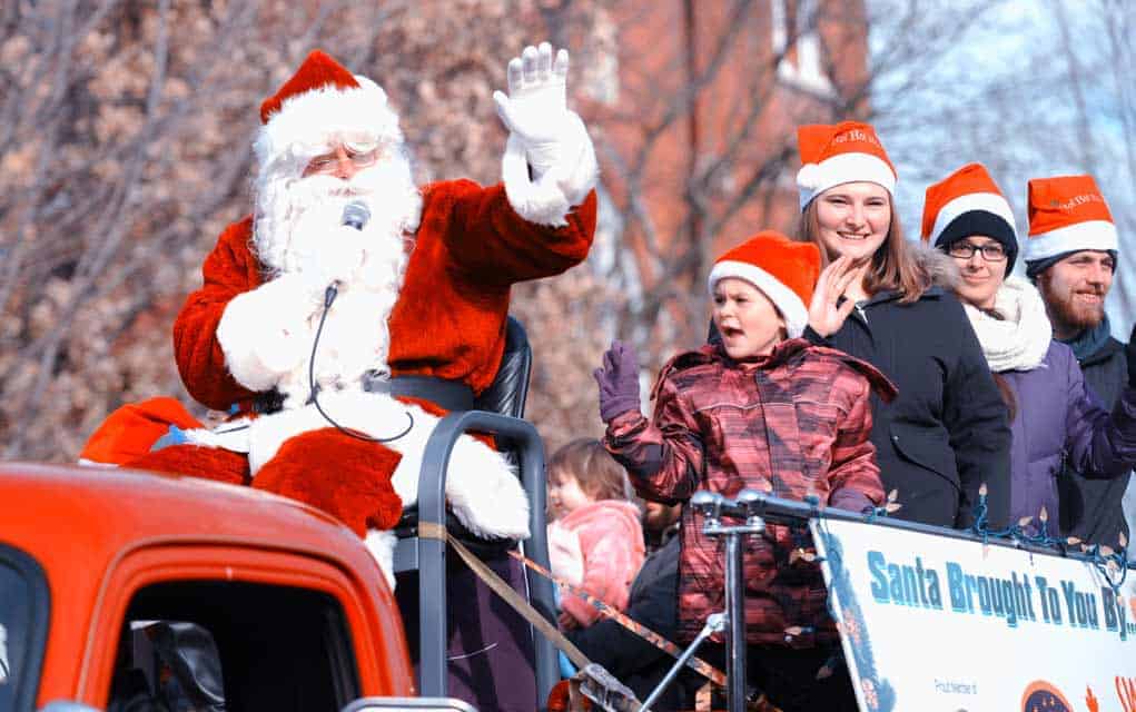 Christmas spirit on parade in downtown Elmira