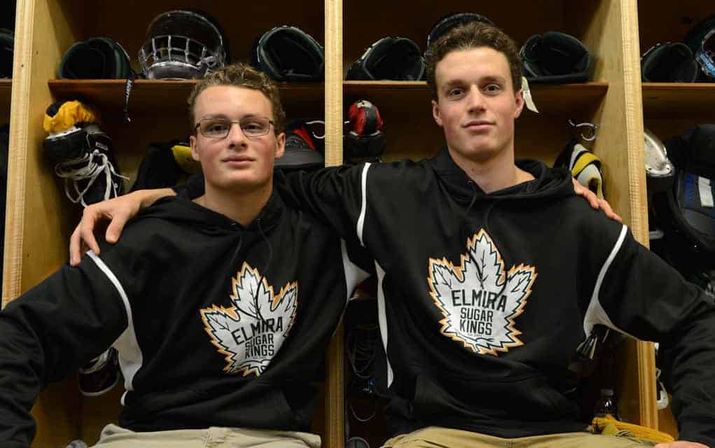 Jeremy Goodwin and Kurtis Goodwin are enjoying being teammates for the first time