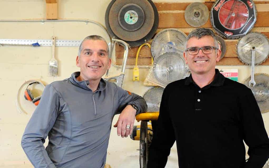 Menno S. Martin Contractor co-owners Art Janzen and Trent Bauman, whose St. Jacobs-based business was nominated this week for