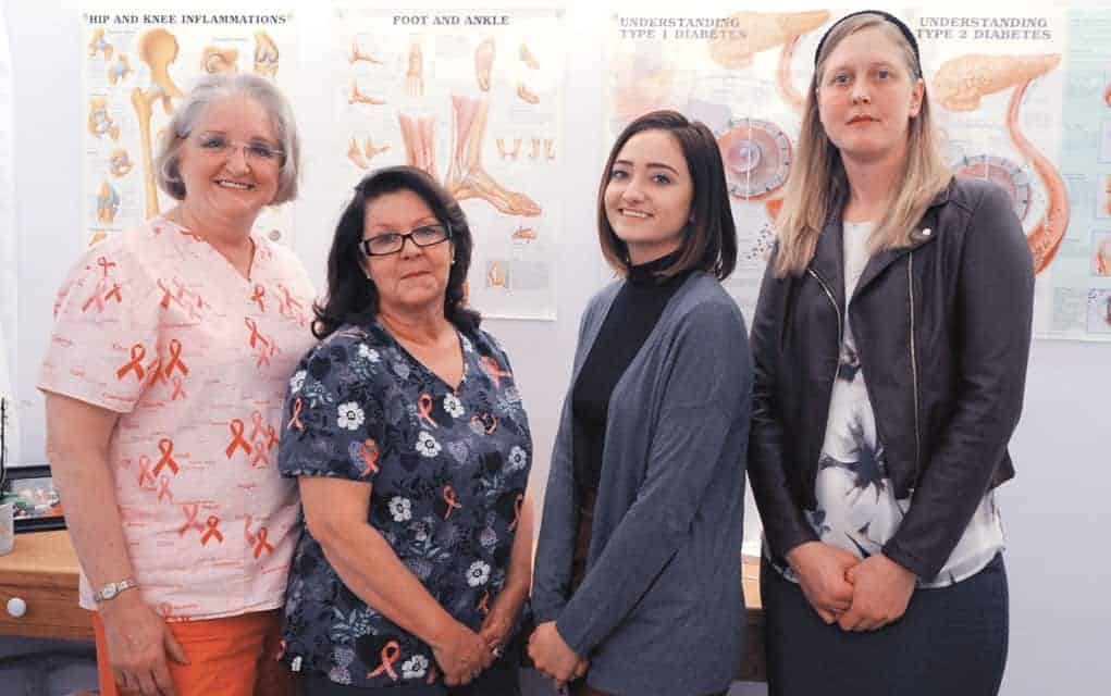 The Body Balance Elmira team includes RPN and foot care specialists Linda Heber and Jocelyn Holden Dueck, RMT Trudy Klassen, 