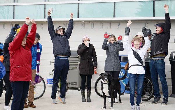 Taking the fundraising efforts, but not cancer, in stride