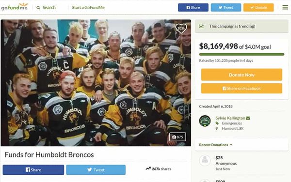 Kings plan tribute, in response to Humboldt Broncos tragedy