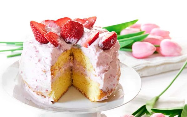 What’s red and white and delicious all over?