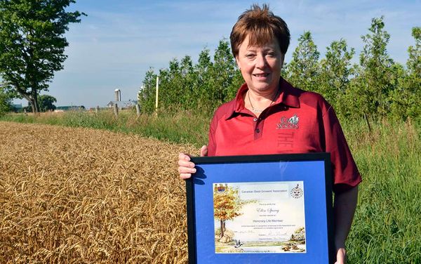 It’s official, she’s outstanding in her field