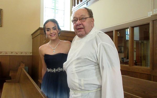 Altar Server award goes to Avery Sauve