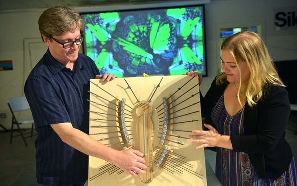 Butterflies are the inspiration for a day full of art