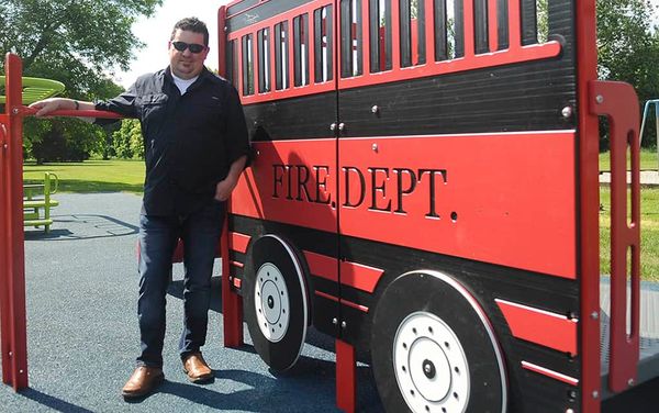 Playground piece honours Elmira firefighter’s memory