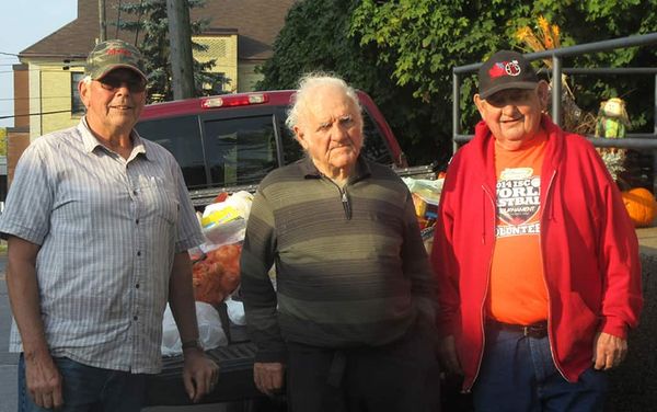 Truckful of food donations