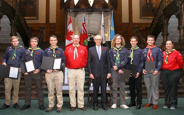 Six members of Elmira Scouting group earn Queen’s Venturer Awards