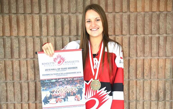 Ringette honours for Wellesley’s Tara Burke