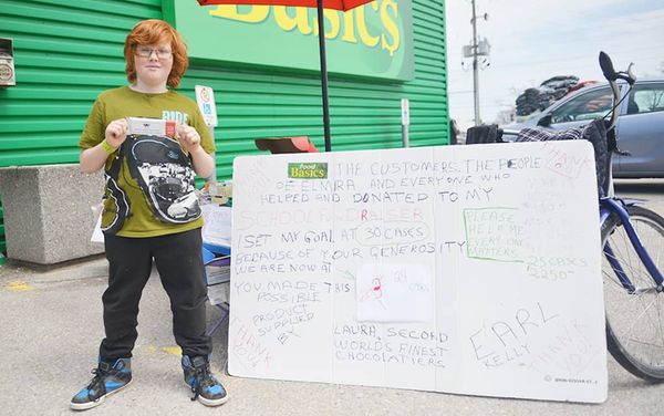 Easter bunny had competition distributing chocolate this week