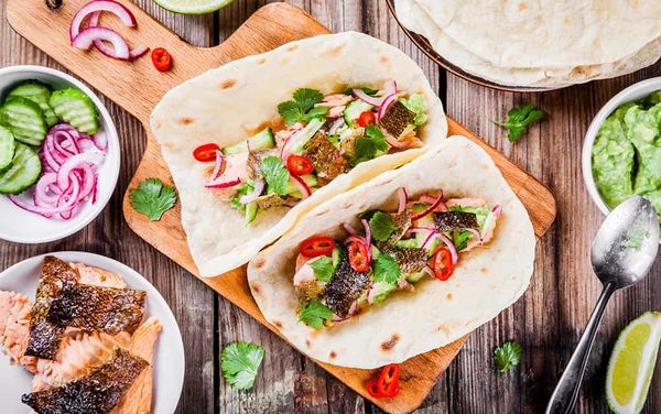 Enjoy some fish with these customizable burritos