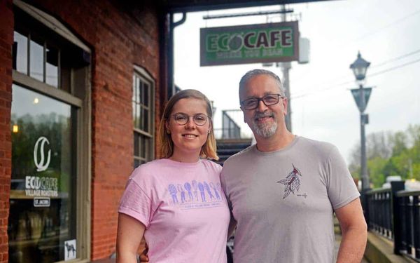 Seeking out a good cup of coffee