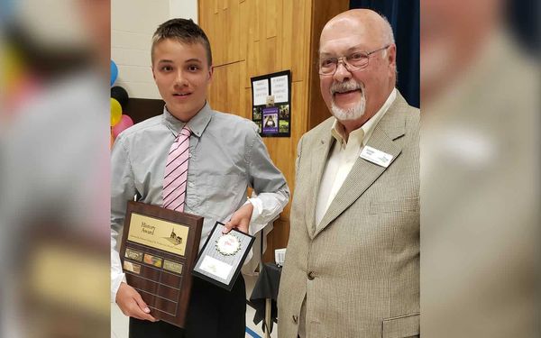 St. Boniface student wins history award