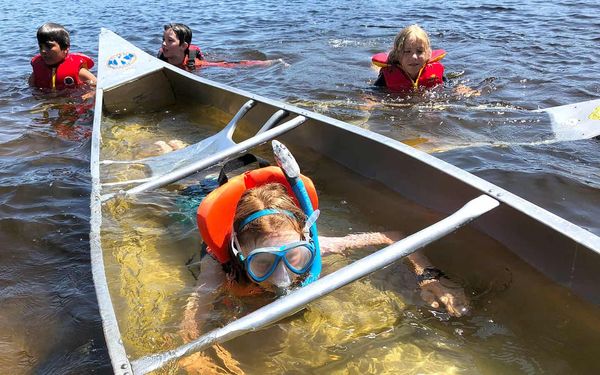 Getting their fill of the great outdoors