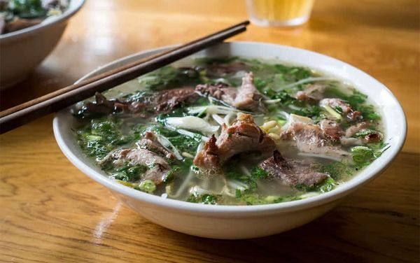 An eastern take on noodle soup