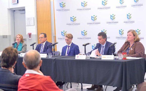 Candidates make pitch to voters in Woolwich