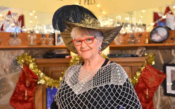 Embracing the trappings of the season, writ large