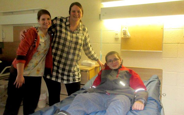 Practicing the emergency plan at Twin Oaks