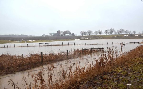 Record rainfall in the region