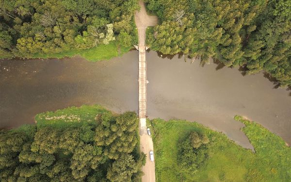 Old steel bridge on Middlebrook Pl. slated for removal