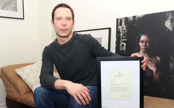 Elmira artist one of those feeling the “Bern”