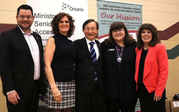 Provincial minister delivers address at seniors’ active living fair
